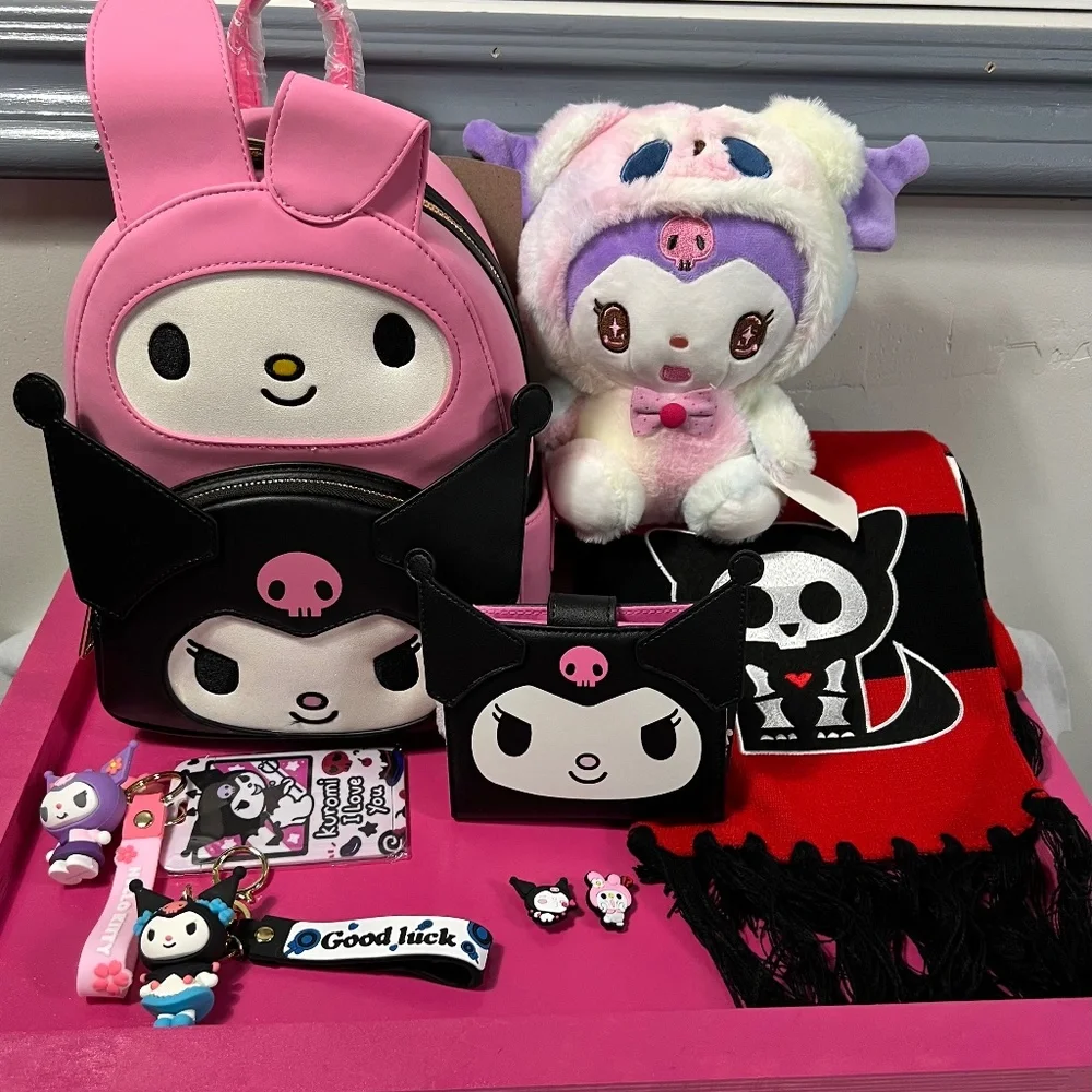 Loungefly X My Melody-Kuromi Bundle
